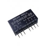 SPBW03F-05, DC-DC 3Вт вх 9 36В вых 5В/600мА изоляция 1500В DC SIP8 21.8х9.2х11.1мм -40...+85 С