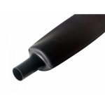 Термоусадка  50,0 / 25,0 мм, черная (упак. 10 шт. по 1 м)  REXANT