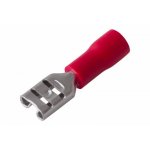 КЛЕММА ПЛОСКАЯ изолированная гнездо - 5.6мм 0.5-1.5мм² (РПи-м 1.5-(4.8) / РПИм 1,25-5-0,8 / FDD1.25-187(8))  REXANT