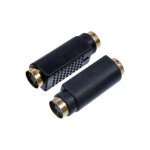 2-320G, переходник MINI DIN 4 pin(S-VHS)гнездо - MINI DIN 4 pin(S-VHS)гнездо пластик