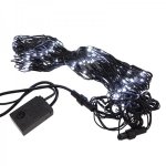 СЕТЬ 1х1,5м, черный ПВХ, 160 LED Белый, соединяется