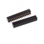 PBD2-28, гнездо на плату шаг 2.0мм 2x14 прям. (L-KLS1-208B-4.3-2-28-S)