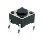 L-KLS7-TS6601-4.3-180, кнопка тактовая 6х6 h=4.3мм (аналог 0643HIM TS-A1PS)