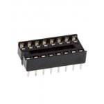 SCS-16  (KLS1-216-16-D=7.62)  DIP   шаг, SCS-16  (KLS1-216-16-D=7.62)  DIP   шаг 2.54мм   разъем узк