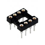 2-1571552-2, панелька для микросхем TRS-8 DIP цанговая (1437539-6 808-AG11D-ESL-LF)