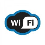 Наклейка информационный знак «Зона Wi-Fi» 150х200 мм REXANT, стоимость за 1шт ( в упаковке 5шт)