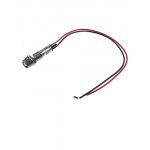 XD8-1W-W 220V, лампа индикаторная 8мм 220VAC белая на провод