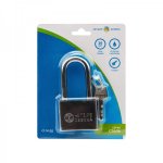 Замок навесной серия сталь 50 мм длинная дужка Четыре Сезона