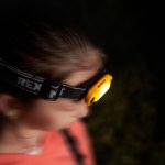 Налобный фонарь поворотный на шарнире 100%, 50%, красный свет, пульсирующий красный; встроенный аккумулятор, (USB кабель в комплекте)