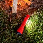 Фонарь рабочий/поисковый, головной + боковой свет 1,5 Вт + 5Вт СОВ боковой, встроенный аккумулятор, зарядка напрямую от сети (евророзетка) 220 В