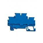 CPDL2.5BU, 2.5mm  DBL LVL PUSH IN SPRNG CLMP