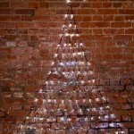 СЕТЬ Треугольная 1,5х2х2 м (основание 1,5м, высота 1,85м), черный ПВХ, 136 LED БЕЛЫЕ, соединяется