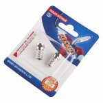 Разъем антенный на кабель, штекер F для кабеля RG-6, (2шт.)  REXANT