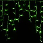 АЙСИКЛ (бахрома), 5,6 х 0,9 м, белый КАУЧУК IP67, 240 LED ЗЕЛЕНЫЕ