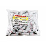 РАЗЪЁМ  гнездо  TV  без пайки  Белый  REXANT   (FD-2428)