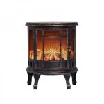 Светодиодный камин «Винтаж мини» с эффектом живого огня 24.8х12.7х30 см с USB, бронзовый