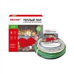 Теплый пол REXANT Slim (тонкий кабель) RNB-190-2300 (под плитку) (2300Вт/190м/ S обогрева, м2: 14,0-19,0) (двух жильный)