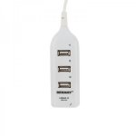 Разветвитель USB 2.0 на 4 порта белый Rexant