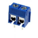 MA412-500M2, клеммник винтовой на плату 2 контакта 5мм прямой