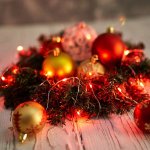 Роса 2м, 20 LED красные (2 х CR2032 в комплекте), не соединяется