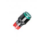 D16LMR1-1ABHG, кнопка без фикс. 250В/5А,  LED подсветка 6В