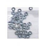 Гайка шестигранная М3 DIN 934,, сталь 1017, покрытие цинк, 35 шт.