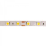 LED лента 12В, 10мм, IP23, SMD 5050, 60 LED/m, 12V, ТЕПЛЫЙ БЕЛЫЙ (3000 K) (катушка 5 метров)