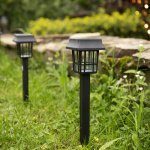 Садовый светильник на солнечной батарее (SLR-LND-35)  LAMPER   (ОТГРУЖАТЬ ПО 24 ШТ)