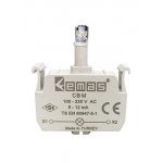 CBM, Блок-контакт подсветки с синим светодиодом 100-250 В перем. тока CBM