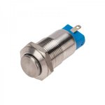 Кнопка  антивандальная Ø12  Б/Фикс (2с) (ON)-OFF выпуклая (A12-B2) REXANT