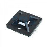 Площадка самоклеящаяся 25 х 25 мм, черная (упак. 10 шт)  REXANT