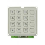 TF-0286W-1, 4x4/60x57 Телефонная клавиатура