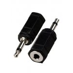 2-050 (NP-561), переходник 3.5мм штекер моно - 3.5мм гнездо стерео пластик