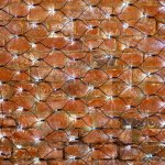 СЕТЬ 1х1,5м, черный ПВХ, 160 LED Белый, соединяется