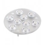 9B45DF, Блок линз для св.диод."Emitter" пайка, микролинза"30"  95mm