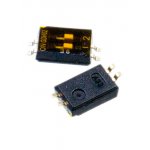 1571983-1, DIP переключатель, SIP Switches, Gold, Black, Polyphenylene Sulfide (PPS)