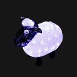 Акриловая светодиодная фигура "Овца" 30см, 56 светодиодов