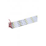 LED KIT 5000K, Набор 4 линейки 520x12мм, 64 светодиодов 5630 0,5 Вт