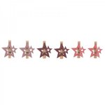 Деревянные прищепки «Звездочки» (6 шт.) розовые 16x4.5x1.3 cм