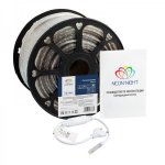 LED лента 220В, 13*8 мм, IP67, SMD 5050, 60 LED/m ТЕПЛО-БЕЛАЯ (3000 K), без устан.набора в комплекте