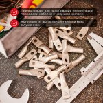 Наконечник ТМЛ 10-5-5 (10 мм² - Ø 5 мм) ГОСТ 7386-80 (в упак. 100 шт.) REXANT