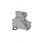 PYK4SLD 24VDC (5x20) (серый), 307259 Клеммник пруж.б/зажим. (Push in) с держ.пред.(5х20) с инд. 24VD