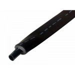 Термоусадка  25,0 / 12,5 мм, черная (упак. 10 шт. по 1 м)  REXANT
