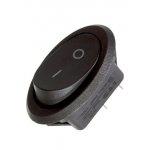 RS606G-1010012CBB, аналог KCD1-9-101 (MRS-101-10)) переключатель клавишный ON-OFF 250В 15А черный (а