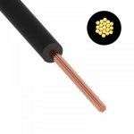 Провод ПуГВ (ПВ-3)  1,5 мм², 500м., черный, ГОСТ (ККЗ)