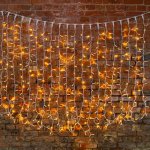 ДОЖДЬ (занавес) 2х3м, белый КАУЧУК IP67, 760 LED ТЕПЛЫЙ БЕЛЫЙ  к разветвителям не подходит