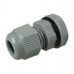 AG-12L G, кабельный ввод полиамидный серый