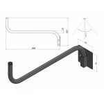 Кронштейн поворотный 1м Севастополь-2  REXANT