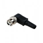 4-130, разъем BNC штекер угловой на кабель RG-58/59 RG-6 пластик