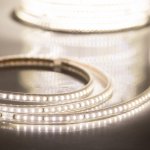 LED Лента 220В, 6x10.6мм, IP67, SMD 3014, 120 LED/м, Теплый белый, 100м, без устан.набора